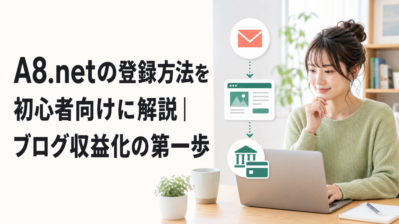 A8.netの登録方法とブログ収益化の第一歩を確認する初心者